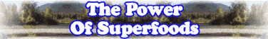 Quick Survey: The Power Of Superfoods