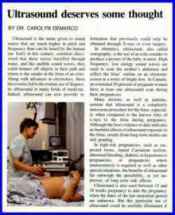 Ultrasound Deserves Some Thought