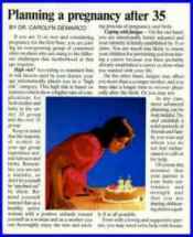 Planning A Pregnancy After 35
