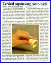 Cervical Cap Makes A Comeback
