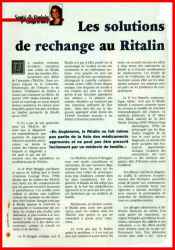 Les solutions de rechange au Ritalin